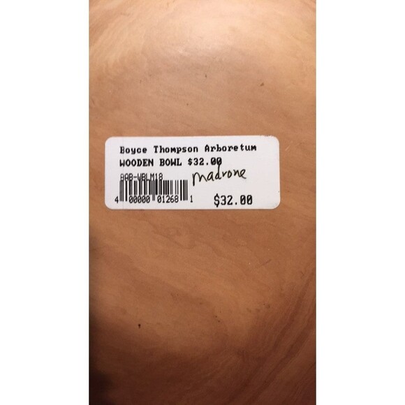 Cherry wood 9 inch bowl - Picture 3 of 3